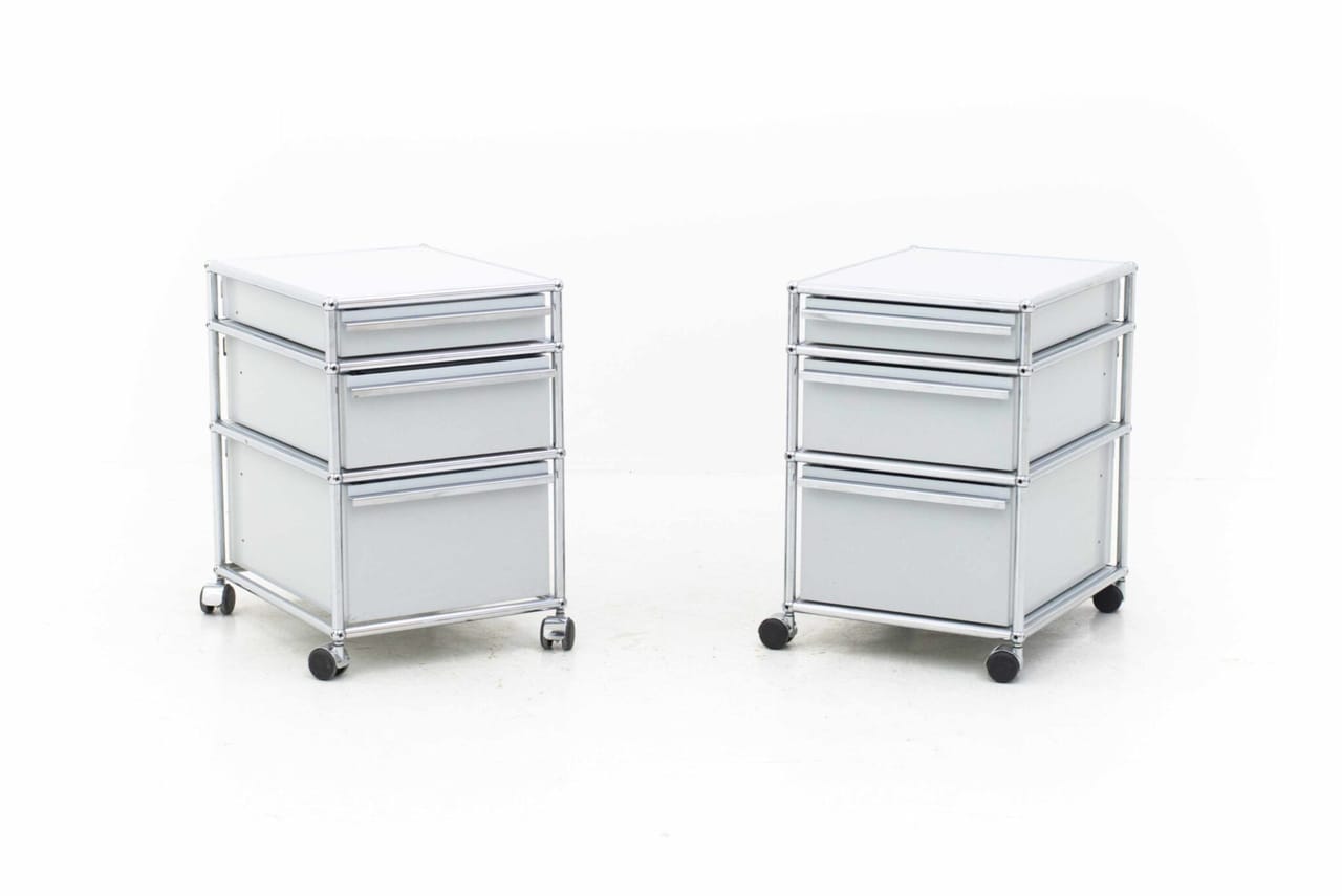 USM Rollcontainer in Lichtgrau