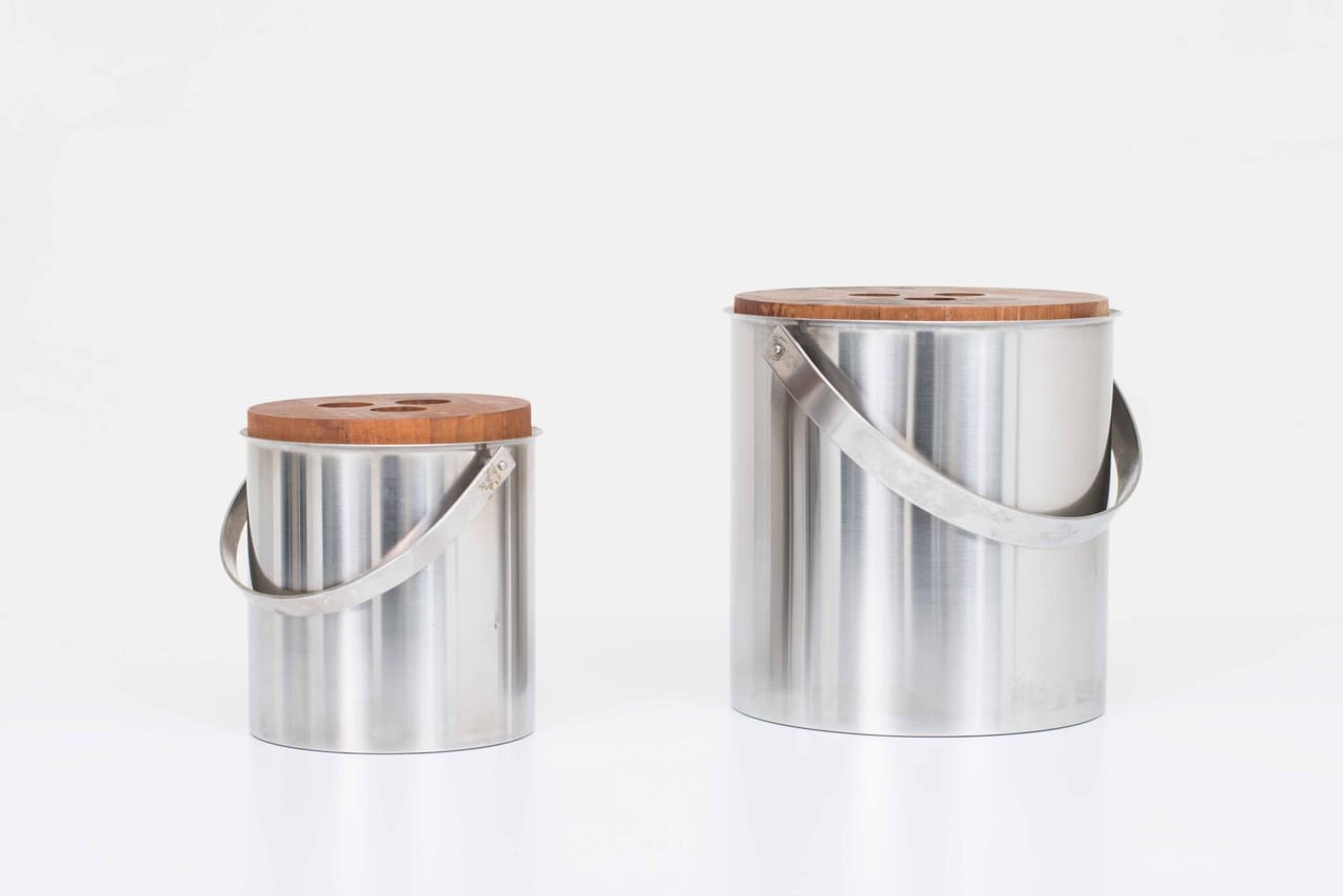 Stelton Cylinda Eiskühler von Peter Holmblad / Arne Jacobsen - verschiedene Grössen