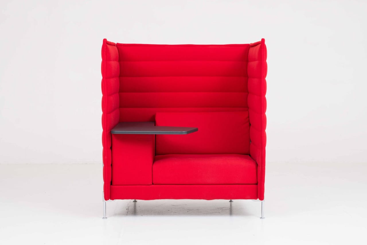 Vitra Alcove Work Sofa von Ronan & Erwan Bouroullec in Rot