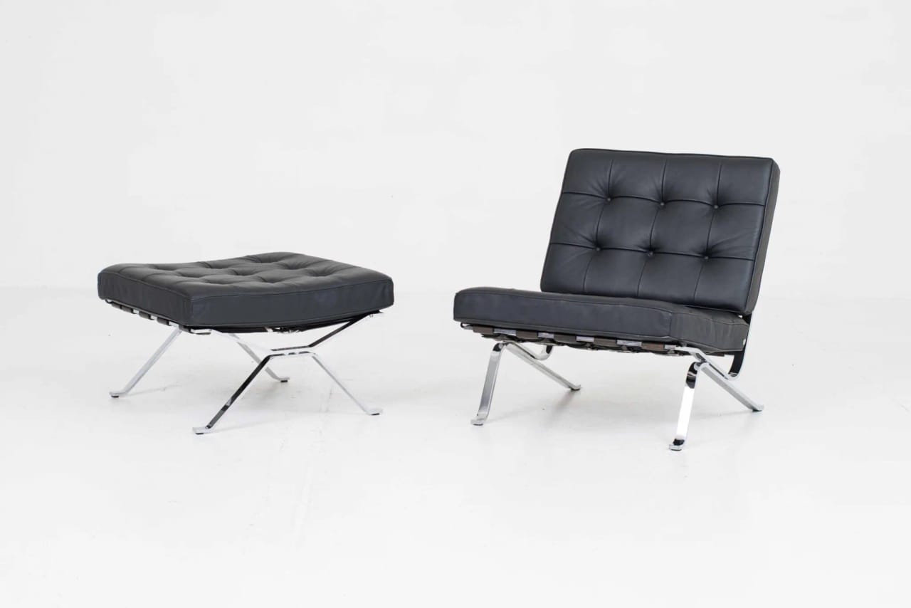 De Sede RH-301 Sessel & Ottoman von Robert Haussmann