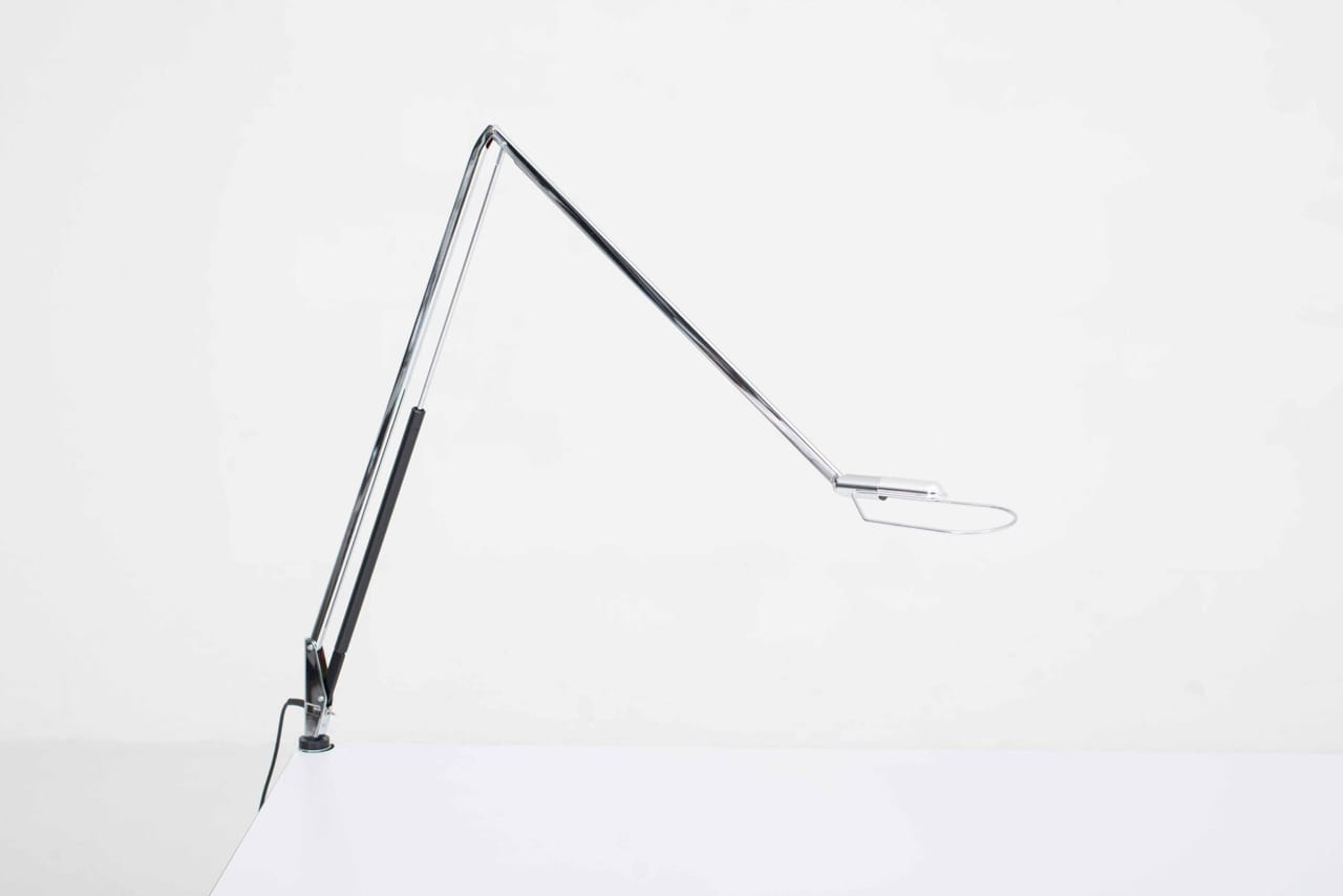 Belux Lifto LED Tischleuchte von Benjamin Thut in Chrom, ohne Fuss