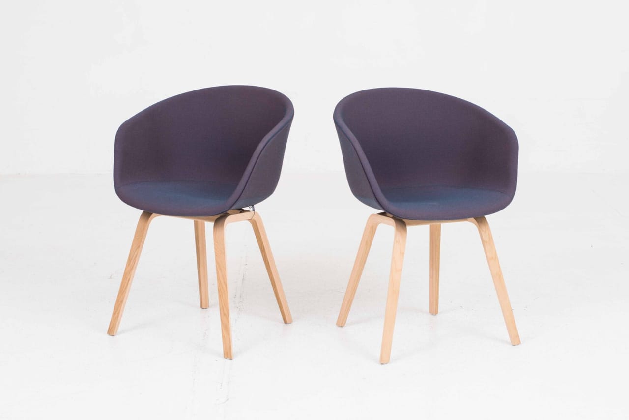 HAY About A Chair AAC 23 Stuhl von Hee Welling in Blau