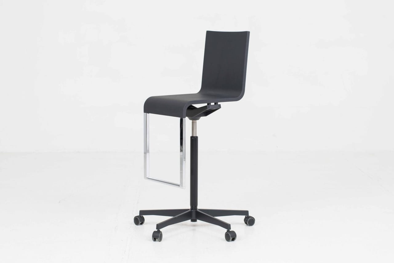 Vitra .04 Counter Bürostuhl von Maarten Van Severen in Schwarz