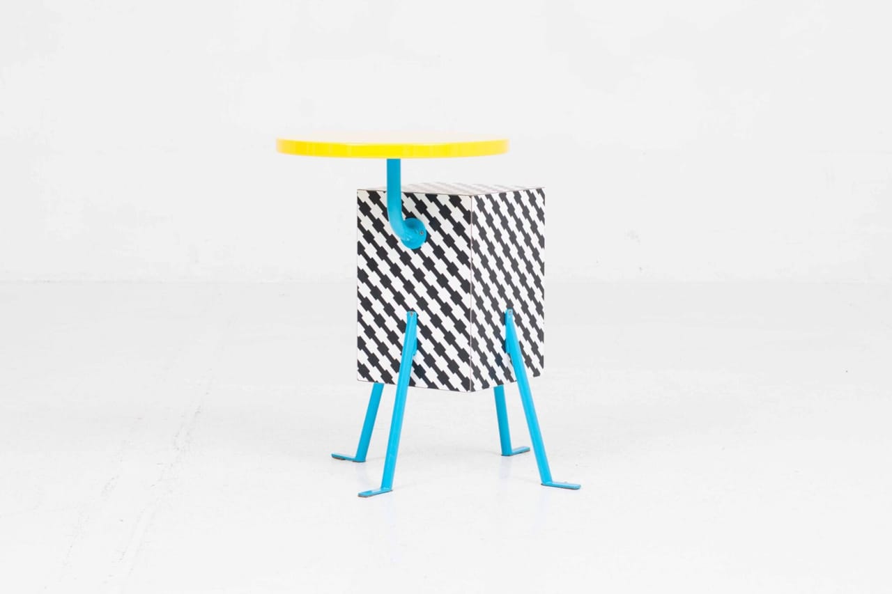 Memphis Kristall Beistelltisch von Michele De Lucchi