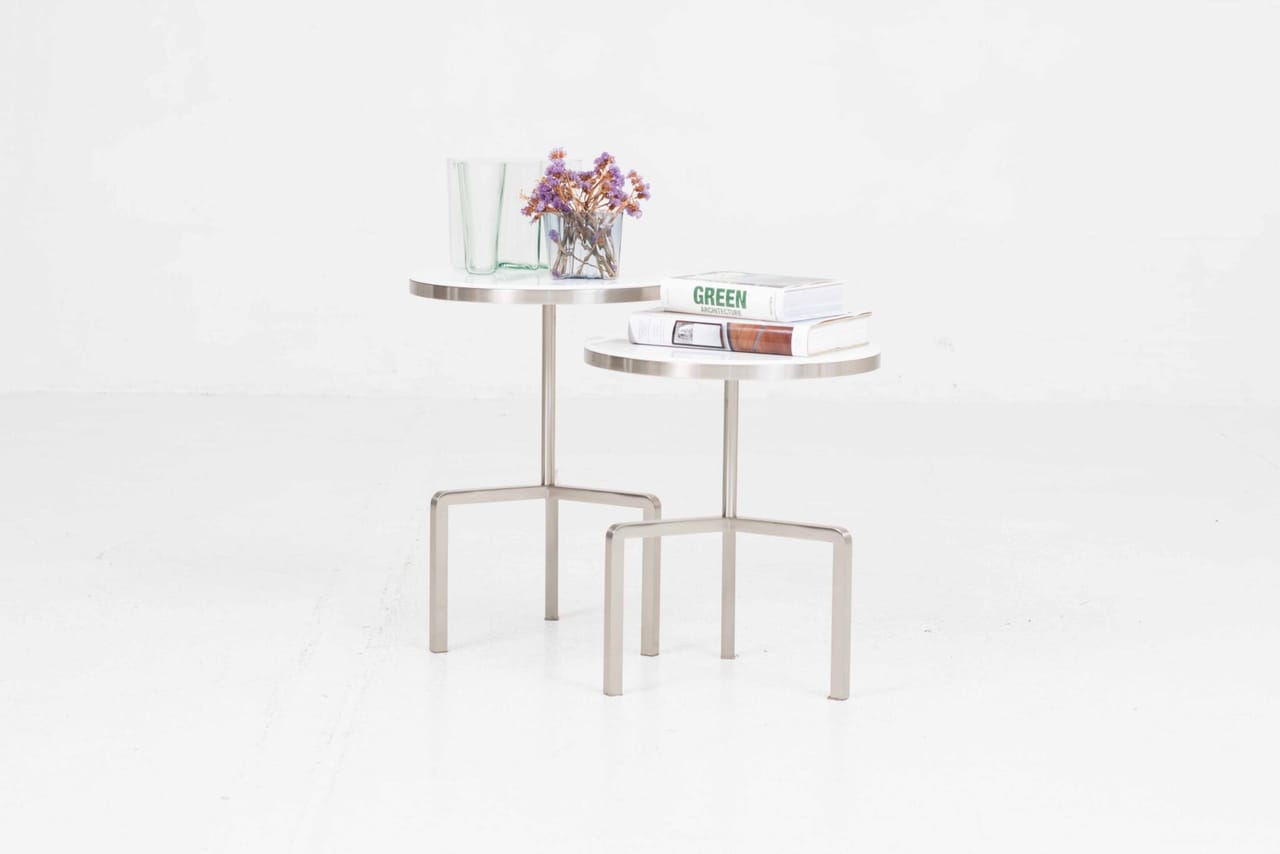Flexform Kidd Beistelltische von Antonio Citterio, im Zweierset