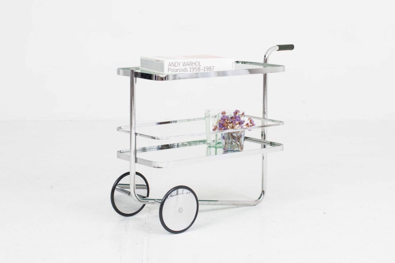 Thonet Tanqueray Barwagen S 179 von Ludwig Mies van der Rohe