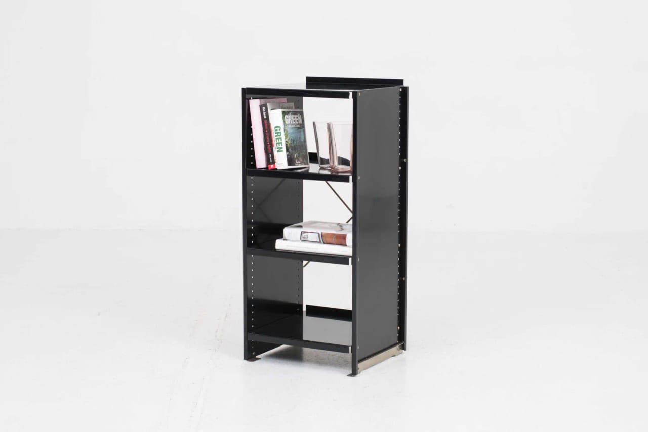 Lehni Aluminium-Regal von Andreas Christen in Schwarz